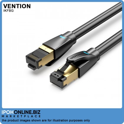 VENTION Cat8 Ethernet Cable SFTP Network Cable 2.5G/5G/10Gbps (1.5 Meter) For Gaming Server Workstation Hosting