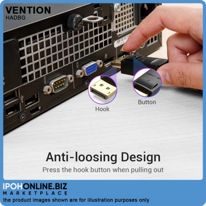 Vention DisplayPort DP to HDMI Cable (1.5 Meter)