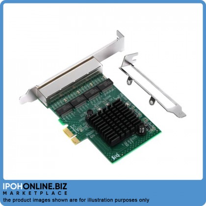 4 Port Gigabit Ethernet 10/100/1000M PCI-E Network Card Realtek 8111F