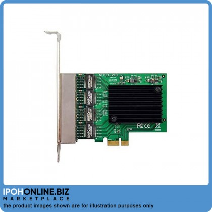 4 Port Gigabit Ethernet 10/100/1000M PCI-E Network Card Realtek 8111F