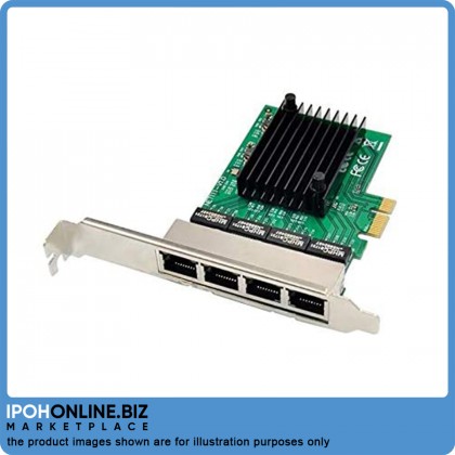 4 Port Gigabit Ethernet 10/100/1000M PCI-E Network Card Realtek 8111F