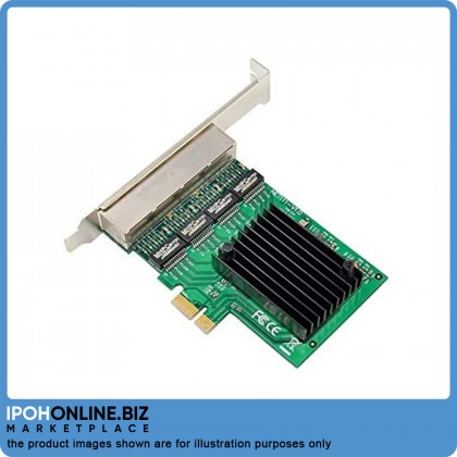 4 Port Gigabit Ethernet 10/100/1000M PCI-E Network Card Realtek 8111F