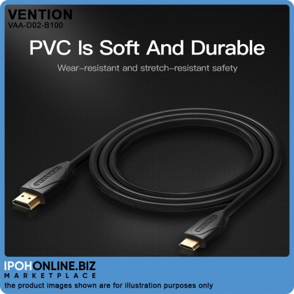 VENTION Mini HDMI to HDMI Cable 1.4V (1 Meter) VENTION Mini HDMI to HDMI Cable 1.4V (1 Meter)