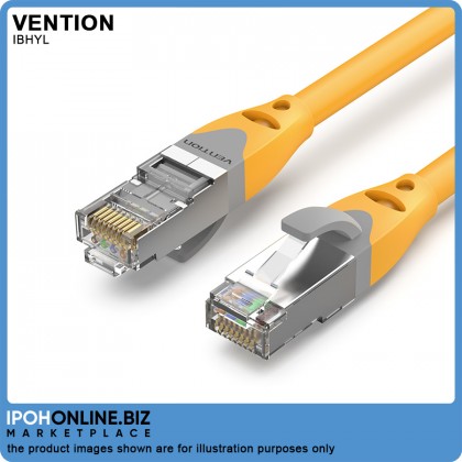 VENTION Cat6A Ethernet LAN Cable RJ45 Patch Cord 2.5G/5G/10Gbps (10 Meter) For Gaming Server Workstation Hosting