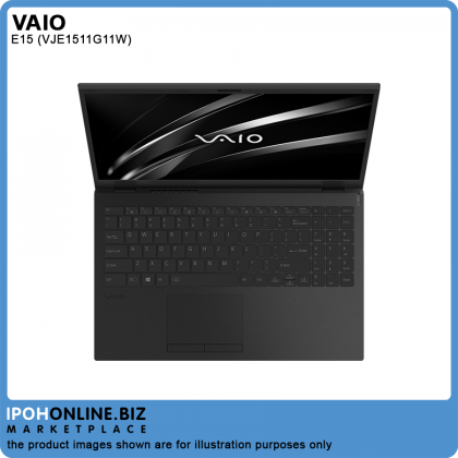 VAIO E15 VJE151G11W (AMD R7-3700U/8GB/512GB SSD/RX VEGA 10 GRAPHICS/W10H/15.6" FHD IPS) Laptop - FOC Carrying Bag & Wireless Mouse