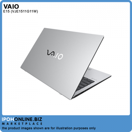 VAIO E15 VJE151G11W (AMD R7-3700U/8GB/512GB SSD/RX VEGA 10 GRAPHICS/W10H/15.6" FHD IPS) Laptop - FOC Carrying Bag & Wireless Mouse