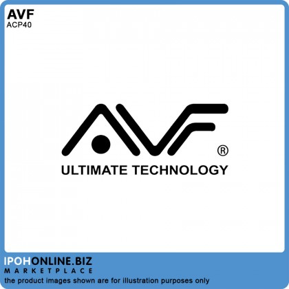 AVF ACP40 Notebook Cooler Pad - Super Silent Cooling Fan / Adjustable Stand and Compatible for 12" ~ 17" Laptop