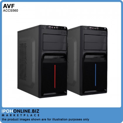 AVF ACCS560 CLASSIQUE SERIES 7 PCI Slots ATX Casing with PSU 500W + CPU 8 Pin + DVD Slots