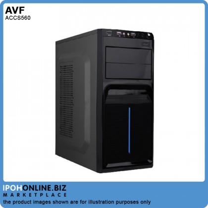 AVF ACCS560 CLASSIQUE SERIES 7 PCI Slots ATX Casing with PSU 500W + CPU 8 Pin + DVD Slots