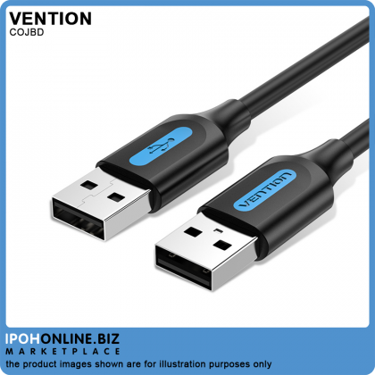 VENTION Cable USB2.0 A Male To A Male 0.5M Cable 480Mbps High Speed Transfer Rate USB Connect VENTION Cable USB2.0 A Male To A Male 0.5M Cable 480Mbps High Speed Transfer Rate USB Connect