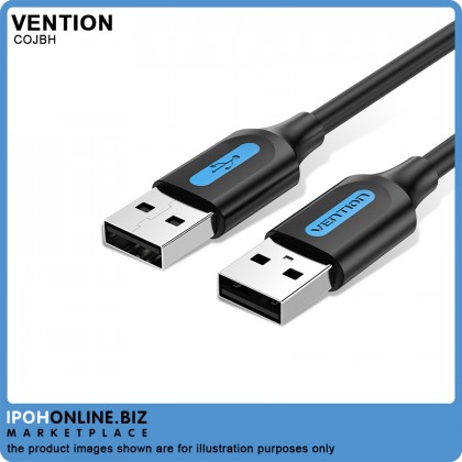 VENTION USB2.0 A Male To A Male 2M Cable 480Mbps High Speed Transfer Rate USB Connect