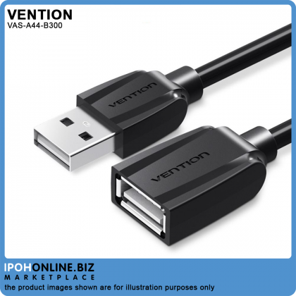 VENTION USB2.0 Extension Cable 3M Male To Female USB2.0 Extension Wire Super Speed USB Extender