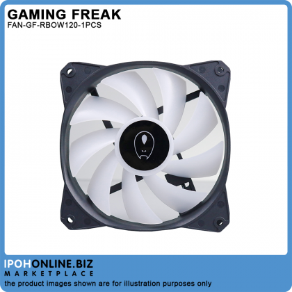 Gaming Freak GF-RBOW120 FIXED LUMINA IRIS RAINBOW 12cm LED PC Fan 