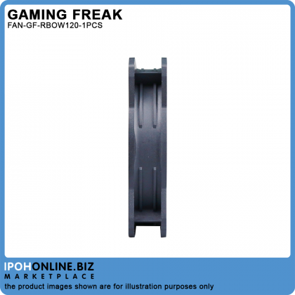 Gaming Freak GF-RBOW120 FIXED LUMINA IRIS RAINBOW 12cm LED PC Fan 