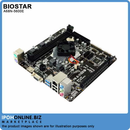 BIOSTAR A68N-5600E AMD A4-3350B Quad Core Up To 2.4GHz DDR3 HDMI VGA Mini ITX Motherboard With Radeon R4 Graphics