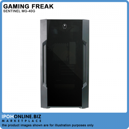 Gaming Freak SENTINEL MG-40G Premium Middle Tower Gaming Case - Tempered Glass Edition