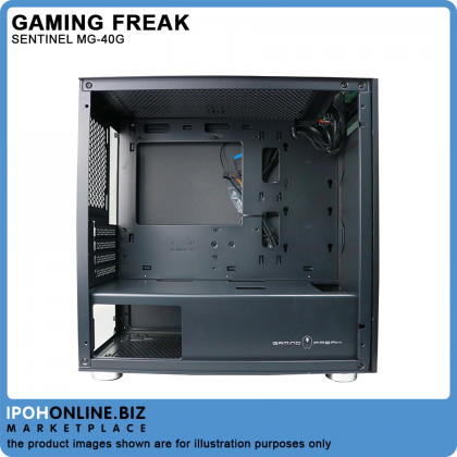 Gaming Freak SENTINEL MG-40G Premium Middle Tower Gaming Case - Tempered Glass Edition