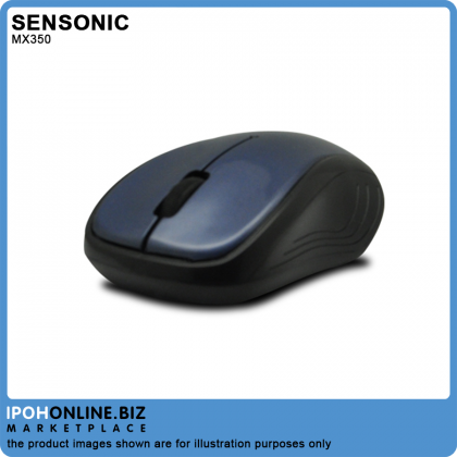 Sensonic MX350 Wireless Cordless Optical Mouse With Silent Click- Red / Blue Color Sensonic MX350 Wireless Cordless Optical Mouse With Silent Click- Red / Blue Color