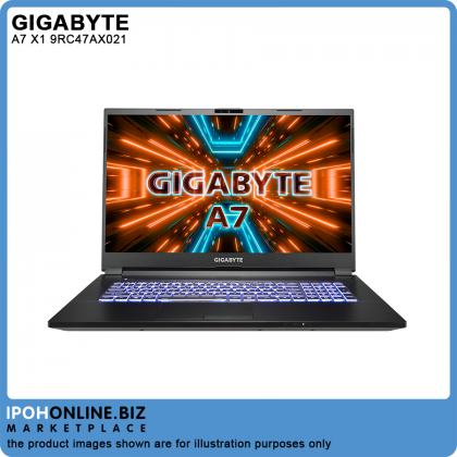 GIGABYTE A7 X1 9RC47AX021 Gaming Laptop (R9-5900HX/16GB DDR4/512GB SSD/RTX 3070/17.3" FHD 144Hz/Win10) FOC Gaming Mouse