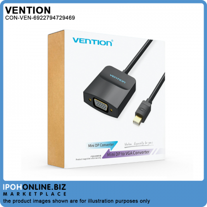 Vention Mini DisplayPort to VGA Adapter 1080P Thunderbolt 2 VGA Converter for MacBook Pro Air