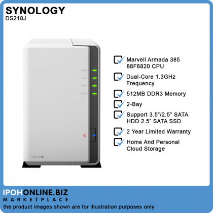 Synology DiskStation DS216play / DS218j / DS220j / DS920+ NAS
