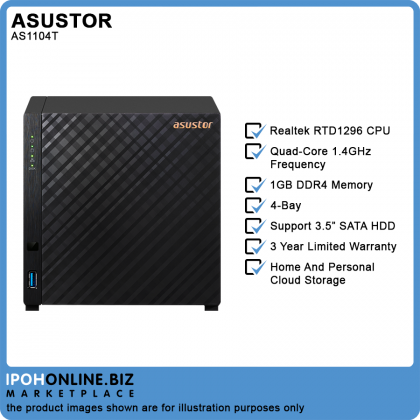 Asustor AS1102T / AS1104T / AS5304T NAS