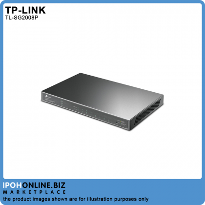 Tp-Link Omada TL-SG2008P JetStream 8-Port Gigabit Smart Switch with 4-Port PoE+ Tp-Link Omada TL-SG2008P JetStream 8-Port Gigabit Smart Switch with 4-Port PoE+