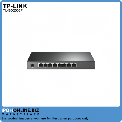 Tp-Link Omada TL-SG2008P JetStream 8-Port Gigabit Smart Switch with 4-Port PoE+ Tp-Link Omada TL-SG2008P JetStream 8-Port Gigabit Smart Switch with 4-Port PoE+