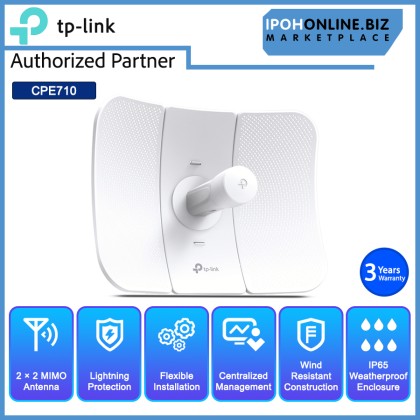TP-LINK PHAROS CPE710 5GHz AC 867Mbps 23dBi Outdoor CPE