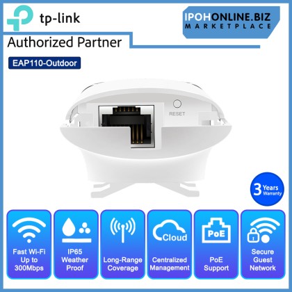 TP-Link Omada EAP110-Outdoor 300Mbps Wireless N Outdoor Access Point
