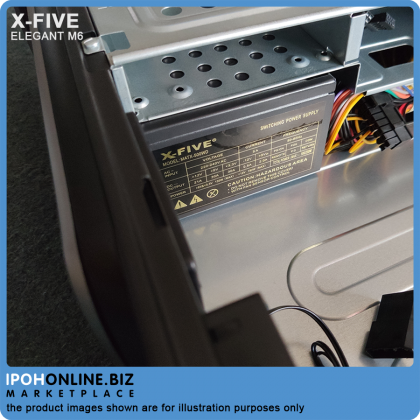 X-Five Elegant M6 Micro ATX Casing With Power Supply 500W