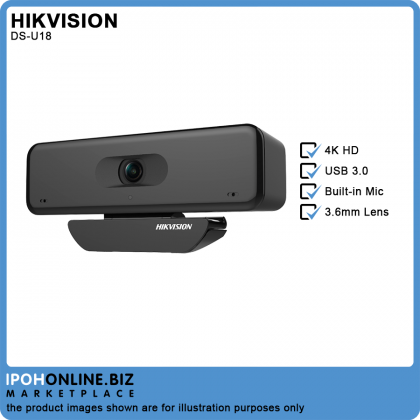 Hikvision DS-U18 8MP 4K HD USB Web Camera