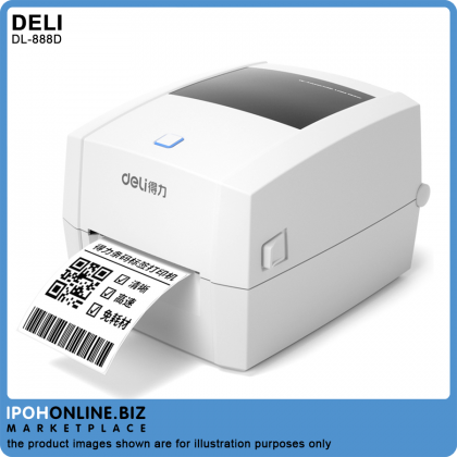 Deli DL-888D(NEW) Waybill Barcode Shipping Consignment USB Thermal Label Printer