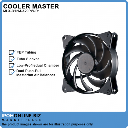 Cooler Master MasterLiquid 120 Low-profile Dual Chamber Design CPU Cooler - Intel LGA1151 AMD AM4