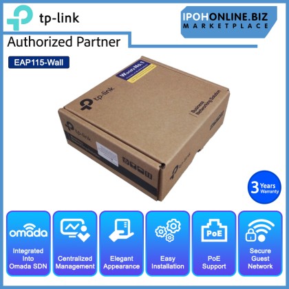 TP-LINK EAP115-Wall(EU) 300Mbps Wireless N Wall Plate Access Point