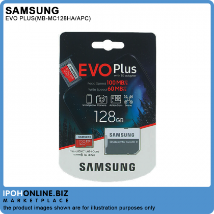 Samsung EVO Plus Micro SD Memory Card 128GB Class 10 with SD Adapter Samsung EVO Plus Micro SD Memory Card 128GB Class 10 with SD Adapter