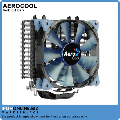 AeroCool Verkho 4 Dark 120mm PWM CPU Air Cooler AeroCool Verkho 4 Dark 120mm PWM CPU Air Cooler