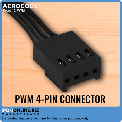 AeroCool Frost 12 PWM 120mm FRGB Casing Fan with PWM 4-PIN Connector