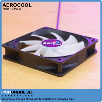 AeroCool Frost 12 PWM 120mm FRGB Casing Fan with PWM 4-PIN Connector