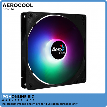 AeroCool Frost 14 FRGB 140mm Casing Fan with Molex + 3-pin Connector