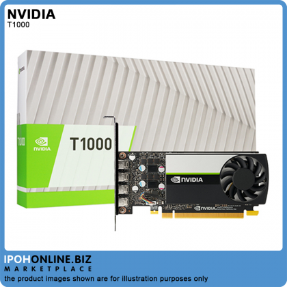 Leadtek Nvidia Quadro T1000 4GB GDDR6 4 x mDP Professional Graphics Card with Low Profile Bracket
