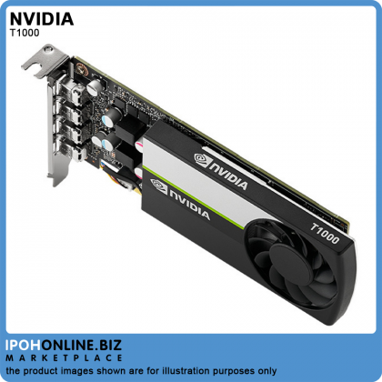 Leadtek Nvidia Quadro T1000 4GB GDDR6 4 x mDP Professional Graphics Card with Low Profile Bracket