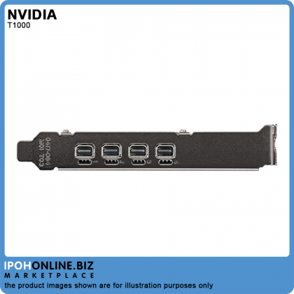 Leadtek Nvidia Quadro T1000 4GB GDDR6 4 x mDP Professional Graphics Card with Low Profile Bracket
