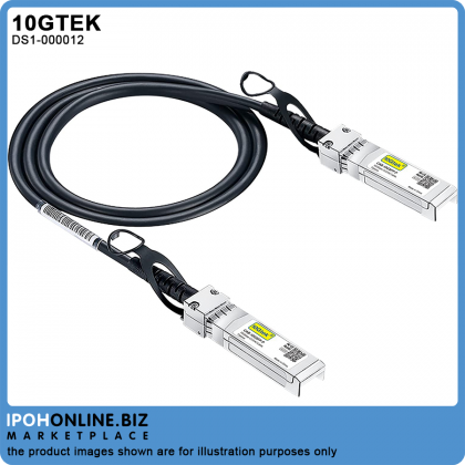 10Gtek 10GbE SFP+DAC Direct Attach Copper 1M Passive Twinax Cable