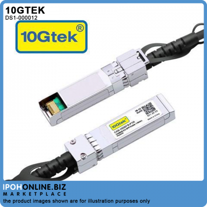 10Gtek 10GbE SFP+DAC Direct Attach Copper 1M Passive Twinax Cable