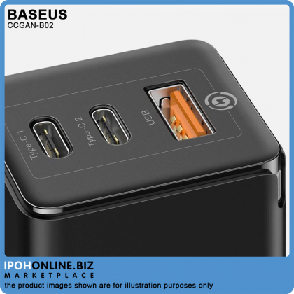 Baseus Type C USB GaN Mini Quick Travel Charger Baseus Type C USB GaN Mini Quick Travel Charger