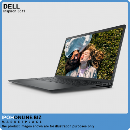 Dell Inspiron 15 3511 HN13511401MY 11th Generation Intel Core i3-1115G4 (4GB/256GB M.2 SSD/ Win 10/15.6"FHD) - FOC Mircosoft Home & Student,Backpack & Mouse 