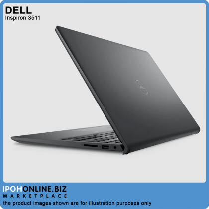 Dell Inspiron 15 3511 HN13511401MY 11th Generation Intel Core i3-1115G4 (4GB/256GB M.2 SSD/ Win 10/15.6"FHD) - FOC Mircosoft Home & Student,Backpack & Mouse 