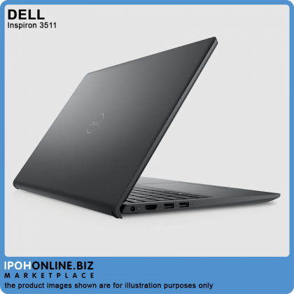 Dell Inspiron 15 3511 HN13511401MY 11th Generation Intel Core i3-1115G4 (4GB/256GB M.2 SSD/ Win 10/15.6"FHD) - FOC Mircosoft Home & Student,Backpack & Mouse 