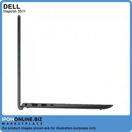 Dell Inspiron 15 3511 HN13511401MY 11th Generation Intel Core i3-1115G4 (4GB/256GB M.2 SSD/ Win 10/15.6"FHD) - FOC Mircosoft Home & Student,Backpack & Mouse 